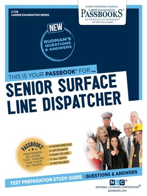 cover image of Senior Surface Line Dispatcher